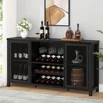 IBF Black Coffee Bar Cabinet, Liquo