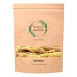 Botanic Garden Raw Panax Ginseng Herb | Ginseng Root Herb | Korean Ginseng Pure Herb - 100gram