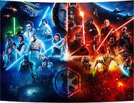 FENDROM Star Wars Wall Art Hanging Tapestry For Boys Party Kids Birthday Decor & Apartment Living Room Teenage Room Bedroom College Dorm Tapestries Wall Hanging