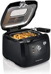 Hamilton Beach Electric Deep Fryer, Cool Touch Sides Easy to Clean Nonstick Basket, 8 Cups / 2 Liters Oil Capacity, Black