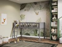 Flair Bea Shorty (175x75cm) Mid Sleeper Cabin Bed - Grey