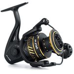 Dr.Fish Saltwater Spinning Reel Poseidon Surf Fishing Reel, Graphite Body, CNC Aluminum Spool and Handle, 9+1 Ball Bearings, 25LB Carbon Fiber Drag, Saltwater Surf Fishing Offshore Reel PL6000