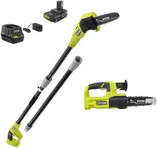 RYOBI 18V ONE+ 8'' POLE SAW & 8'' PRUNING SAW COMBO KIT, Green, (P20310)