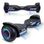 Zinc Allstar Hoverboard for Kids Ages 14+ – LED Light-Up Wheels & Headlights, 6.3" Puncture-Proof Tyres, 240W Motor, Up to 6.2mph, 3-Mile Range, Max Weight 60kg – Durable & Easy to Ride