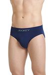 Jockey Men's Underwear FormFit Lightweight Seamfree Bikini, Just Past Midnight, L