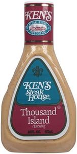 Kens Steak House Thousand Island Salad Dressing 16 Fl. Oz. Each (4 Pack) Gluten Free & Kosher