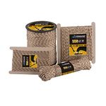 FISHLUND Paracord 550 lb, 7 Strand Type III Paracord Rope 50ft, High Strength Nylon Parachute Cord for Camping, Survival, Tactical and Hiking, Desert Camo