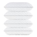 BedStory Pillows 4 Pack Memory Foam Pillows for Sleeping, Soft & Firm Pillow for Neck and Shoulder Pain, Hypoallergenic Hotel Adjustable for Side Sleeper Pillow - 50x75 cm