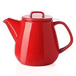SWEEJAR Ceramic Teapot, Large Tea P