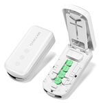 Pill Cutter for Small Pills 1/4 - Precision Splitter for Tiny Pills, Cuts into Quarters, 1/2 & 1/3 | Easy-Grip Design