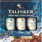 Talisker Single Malt Scotch Whisky | 45.8% vol | 3 x 5cl | Gift Pack | 3 Distinct Scottish Whisky Impressions | Peated | Smoky Flavour | Single Malt Whisky Made by the Sea