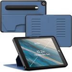 ZUGU iPad 10.2 Case for iPad 7th / 8th / 9th Generation (2019/2020 / 2021) iPad Protective Cover - Apple Pencil Holder - Convenient 8-Angle Magnetic Stand & Auto Sleep/Wake [10.2 inch, Slate Blue]