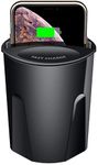 Mixen Car Wireless Charger Cup Holder Wireless Car Charger Wireless Charger Phone Charger Fast Wireless Charging Pad Stand 10W/7.5W/5W Wireless Charger Car Accessories for All Wireless Device