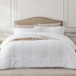 Quataly White Queen Comforter Set -