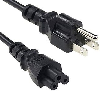 3 Prong Power Cord Replacement Power Cable for Computers, TV, Monitors, Dell, IBM, HP, Asus, Sony, Samsung, Toshiba, Lenovo, Acer, Epson Printer, LG LED LCD Smart 1080p HDTV, 6 Ft AC Cable