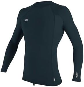 O'Neill Men's Premium Skins UPF 50+ Long Sleeve Rash Guard, Slate/Slate/Slate, M