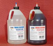 MAX Bond Low Viscosity Marine Grade Epoxy Resin 2 Gallon Kit for Fiberglass Lay Up, Boat Building, Deck Repair, Wood Rot Repair, Reinforcing, Stabilizing, Bonds to Metal Wood FRP Hulls