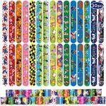 Viicoor 30 PCS Slap Bracelets Snap 