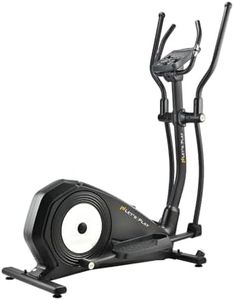 Let's Play® Dynamo Elliptical Cross Trainer Home Gym Workout Machine Magnetic Brake, Max User Weight 120kg, Flywheel 12 kg, LCD Display, Pulse Sensor, Antislip Pedal & Motorized Magnetic Resistance