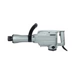 Hikoki Ph65As9Z- Demolition Hammer With 30Mm Hexagon Bit Shank, 1400W, Heavy Blow Chipping Mechanism, 15 Kg, Bull Point, Side Handle, Wrenches, Oil Feeder, Carrying Case Included - White