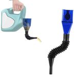 KISUASHI Multifunctional Plastic Long Neck Oil Funnel, Flexible Universal Oil pipe for Automotive Oils, Lubricants, Engine Oils, Water, Diesel Fuel, Kerosene fill, Bike oil change Funnel (Pack of 1)