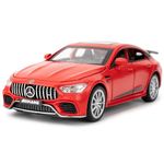 TGRCM-CZ 1/32 Diecast Car Benz AMG GT63 Model Car Pull Back with Sound and Light Toy Car for Boys Girls Adult Gift(Red)