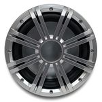 Kicker 10" 4-ohm Marine Free Air Subwoofer with Included Silver Grille.