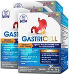 GASTRICELL - Eliminate H. Pylori, Relieve Acid Reflux and Heartburn, Regulate Gastric Acid - Targets The Root Cause of Recurring Gastric Problems, Natural Defence Against Gastric Distress -30s x3