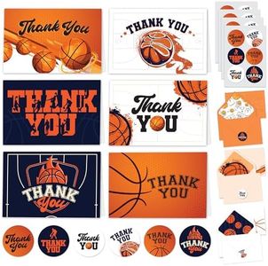 BASKETBALL THANK YOU CARDS