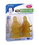 Gerber First Essential 6 Pack Latex Nipples