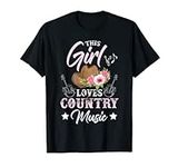 This Girl Loves Country Music T-Shi