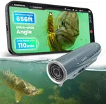 CanFish Fishing CamX Fishing Finders Camera Camera, HD 1080P &136°Ultra-Wide-Angle,656FT ROV Waterproof/Motion Sensing/Segmented Intelligent Recording/Wireless Charge/App Compatible Deep Blue