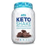 ANS Performance Keto Shake - Low Carb Shake - Gluten Free - Delicious Taste - Healthy Fats - Ready To Mix Drink (Chocolate)