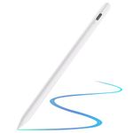 TQQ Pencil for iPad (2018-2025), Pixel-Perfect Precision, Tilt Sensitivity & 2X Faster Charge, Compatible Apple iPad 11/10/9/8/7/6th Gen, Pro 12.9/11/13 Inch M4, Air 3/4/5/M2/M3, Mini 5/6