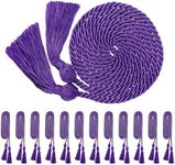 Honor Cord Graduation Tassel Honor Cord for Grad Days and Student (Purple,12 Pieces)