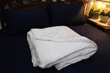 BAMBOO GREENS 100% Bamboo Fiber White Quilt Winter- Comforter/Quilt/Reversible Comforter/Single Bed Comforter/Double Bed Quilt Comforter (Single)