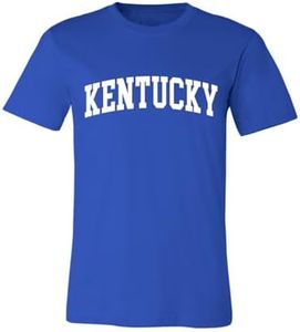 State of Kentucky Style White Fashion Unisex Premium T-Shirt, Royal, 5X-Large