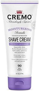 Cremo French Lavender Moisturizing Shave Cream, Astonishingly Superior Ultra-Slick Shaving Cream for Women Fights Nicks, Cuts and Razor Burn, 6 Fl Oz