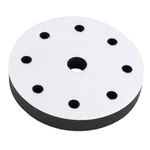 492271 5 Inch Stickfix Interface Buffer Pad Foam Sanding Pads fit for Festool Orbit Sanders, 5 Inch 8 Holes Hook and Loop Backing Pad, Soft Sander Pad Sponge Cushion Abrasive Net Sander Pad - 1 Pack