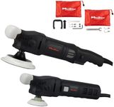 Maxshine 3” & 5” Pro Rotary Polisher Combo – 5/8” Thread Car Buffer Set – Auto Detailing Tool for Cars, Trucks, SUVs & Boats, Paint Protection, Swirl & Scratch Repair, Buffing & Glossy Shine