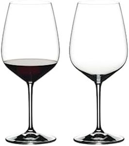 Riedel Heart to Heart Cabernet Sauvignon Glasses, Set of 2, Clear, 28-1/4-Oz -