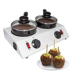 GorillaRock Chocolate Melting Pot | Professional Chocolate Tempering Machine with Manual Control | Heated Chocolate | 110V (Double (2.4 kg))