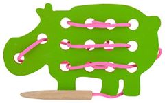 Skillofun Wooden Sewing Toys - Rhino