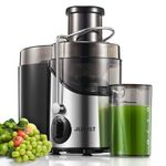 Juicer Machines, Juilist 3" Wide Mouth Juicer Extractor, for Whole Vegetable and Fruit with 3-Speed Setting, 400W Motor, Easy to Clean, Recipe Included, BPA Free