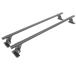 Go Rhino 5935015T - XRS Cross Bars - Bed Rail Kit for Full/Mid Sized Trucks W/Tonneau Cover T-Tracks- Textured Black