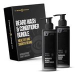 The Beard Struggle - Radiance Beard Wash & Conditioner Bundle - Pack of 2 (Vanir's Wisdom) - Nourish, Cleanse, Softens, & Strengthens Beard - Beard Wash and Conditioner for Men