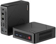 BOSGAME E4 Mini PC, Mini Computers with AMD Ryzen 5 3550H, 16GB DDR4 512GB PCIe SSD, Dual RJ45, 4K Triple Display, USB-C, USB 3.2, Wi-Fi 5/BT 5.0, Desktop Computer for Office, Home & Streaming
