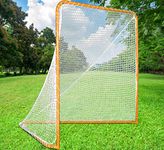 Portable Mini 6x6 Lacrosse Practice Training Goal Nets for Backyard Portable Mini 6x6 Lacrosse Practice Scoop Nets Folding Metal Portable Lacrosse Goal Net 6x6 FT with Bag