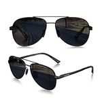 LUENX Aviator Sunglasses Polarized 