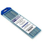 TIG Welding Tungsten Electrodes 2% Lanthanated (Blue, WL20) 10-Pack (5pc 1/16" / 5pc 3/32")